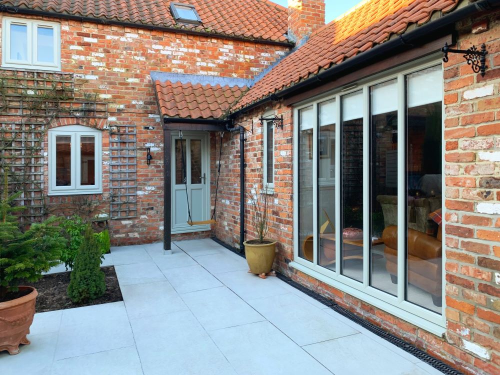 sage green upvc windows and doors